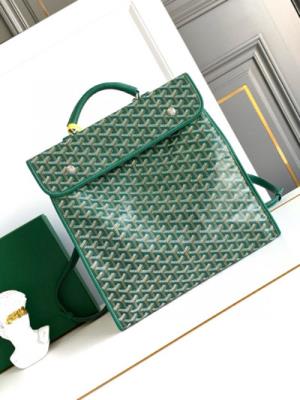 cheap quality Goyard Saint Leger backpack green Model No. 30